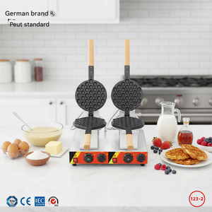 Machine à gaufres électriques à bulles, moule à gaufres commercial pour gaufres en forme de personnages d'animaux - Product Image 1