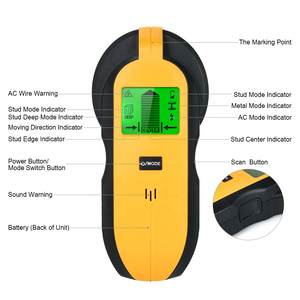 The Latest Portable 3 in 1 Stud Center Finder, Metal and AC Live <strong>Wire</strong> <strong>Detector</strong> - Product Image 6