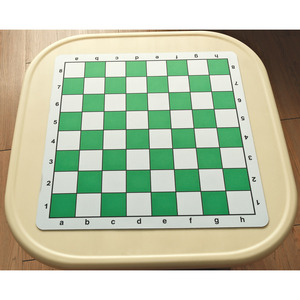 Màu xanh lá cây + Dòng màu đen cao su mềm chuột Pad bàn cờ với 20 ''x 20'' và 57x57mm vuông và 2mm Độ dày dmr06f - Product Image 2