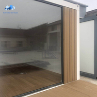Moderne module préfabriqués pliage maisons préfabriquées panneaux sandwich en laine de roche de construction conteneur d'expédition maison d'été avec le caca