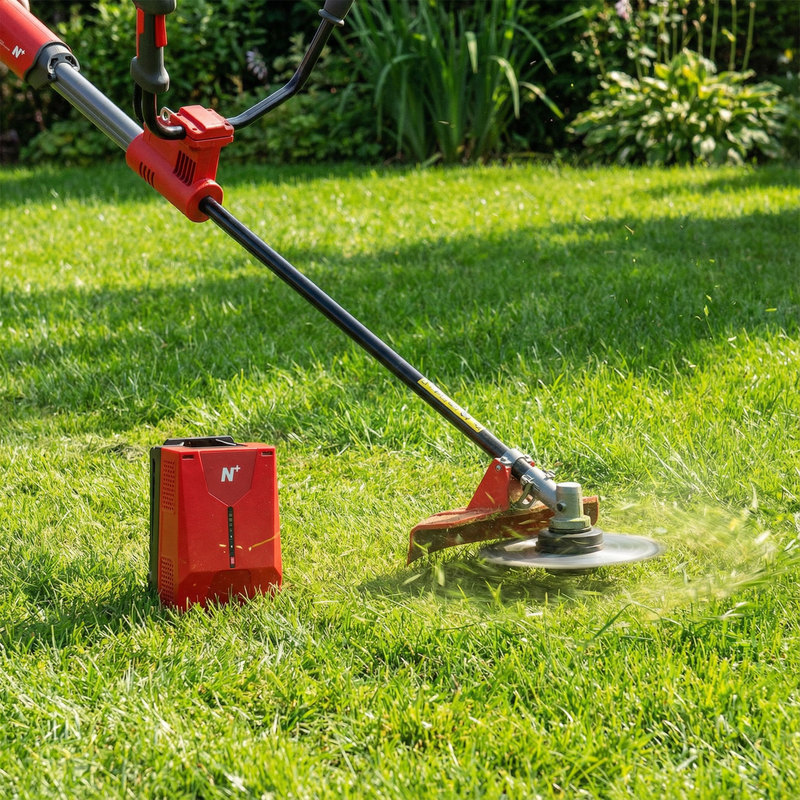 Brushless Efficient Cordless Grass Trimmer Long