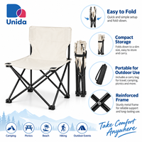 Chaise pliante portable légère en aluminium de haute qualité pour pique-nique, plage, camping, chaises longues pour l'extérieur