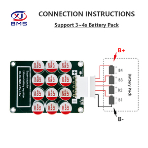 XJ BMS 5A 4S 8S 16S Ecualizador Activo Balanceador <span class=keywords><strong>Lifepo4</strong></span> Litio Lipo NMC Módulo de Ecualización Activa de Energía Para Batería Apto Para Capacitor - Product Image 4