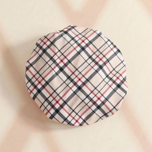 Ensemble d'été pour bébé <span class=keywords><strong>fille</strong></span> de 0 à 3 <span class=keywords><strong>ans</strong></span> : <span class=keywords><strong>Manteau</strong></span> sans manches à col montant simple boutonnage en laine peignée + Robe-veste à carreaux côtelés et chapeau - Product Image 6