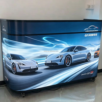 Cabine DJ LED personnalisée pour bar et boîte de nuit avec table DJ LED portable éclairée et écran HD