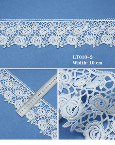 Viền Ren Guipure Viền Trắng Mẫu Miễn Phí Viền Ren Thêu Trang Trí - Product Image 3