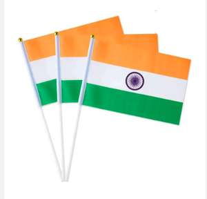 Пользовательские национальные флаги стран индийский флаг индийский маленький Стик мини Ручные флаги - Product Image 2