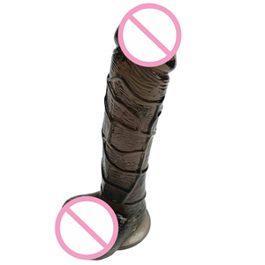 Realistic TPE Clear <strong>Dildo</strong> <strong>2</strong> <strong>Size</strong> Transparent Big Glans Extreme <strong>Dildos</strong> Strong Suction Base Cup Flexible Jelly Penis Dong Sex Toys - Product Image 4
