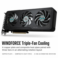 Nouvelle carte graphique de bureau GV-N506TEAGLEMAX OC-16GD 16 Go GDDR7 OC PCIe 5.0 avec refroidissement par ventilateur, 2617 MHz, mémoire 28 Gbit/s, DirectX 12