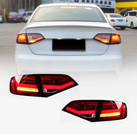 Nouveau feu arrière LED rouge 12V 8000 Lumens 6000K pour Audi A4L B8 2009-2012, clignotant et feu stop