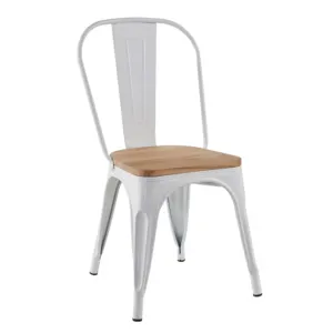 Высокое качество промышленные стулья мебель различные цвета современные металлические обеденные стулья