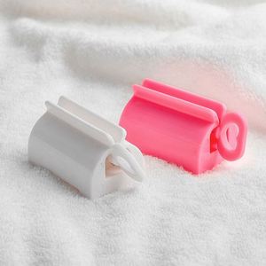 White Plastic Bathroom <b>Tube</b> <b>Squeezer</b> Dispenser for <b>Toothpaste</b> Manual <b>Toothpaste</b> <b>Squeezer</b> Household <b>Toothpaste</b> <b>Squeezer</b> - Product Image 3