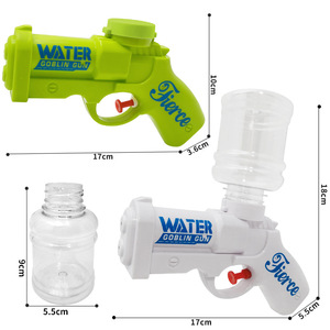 Water Goblin Gun With Bottle 17cm Plastic Outdoor Summer Toy For Kids And <b>Parents</b> Interactive Play - Product Image 1