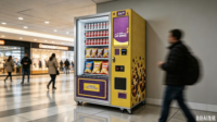 Máquina Expendedora con Alerta de Reabastecimiento, Dispensador Inteligente de Bebidas y Snacks con Notificación de Bajo Nivel de Inventario
