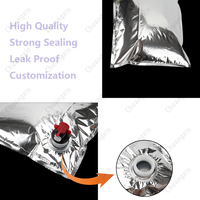 3L 5L 10L 20L Sac en aluminium dans une boîte Sac à bavette de qualité alimentaire pour vin et champagne pour le stockage de l'eau minérale