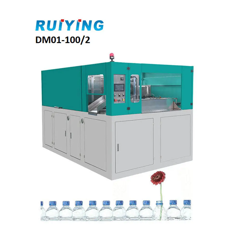 DM01-100/2 2L Wasserspender Kosteneinsparungen Kunststoffflaschen-Herstellungsmaschine automatische Flaschenblasmaschine