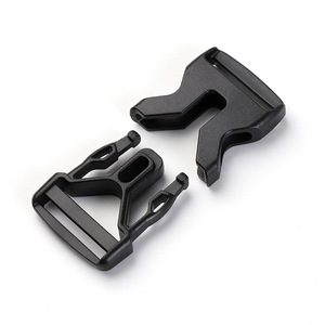 Auto Lock Plastic Buckle 25mm <b>Black</b> For <b>Backpacks</b> Belts <b>School</b> Bags Adjustable Helmet Safety Fasteners - Product Image 2