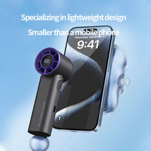 Hxtc88 легкий 1-100 ветер светодиодный дисплей Usb перезаряжаемый маленький Маленький ручной портативный турбо вентилятор - Product Image 4