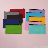 Trousse de maquillage personnalisée en toile Sac d'école licorne mignon avec étui à crayons pour filles Sac à crayons avec fermeture éclair Logo personnalisé