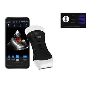 ABD, OB/GYN, cardiaco, tiroide, diagnosi MSK ecografia Doppler a doppia testa sistema Android IOS Scanner ad ultrasuoni Wireless