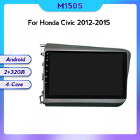 MEKEDE Android 4 Core 2.5D Bildschirm Auto DVD-Player für HONDA CIVIC 2012 2013 2014 1+16G WLAN GPS BT Auto-Play Stereo