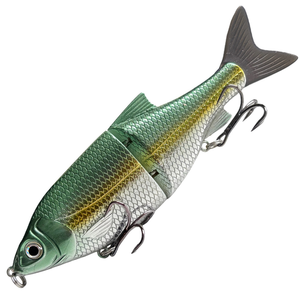 Leurre Articulé Rigide ABS 2 Sections 12,5cm/28g Coulant pour la Pêche au Bar et au Brochet en Rivière et en Lac - Product Image 6