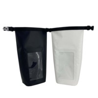 Bolsa seca impermeable de PVC de 2l, accesorios para canotaje y kayak, elementos esenciales para acampar, nadar, playa, pesca, Rafting, Viajes