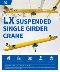 Grúa Puente Monoviga Rentable de 1, 3 y 5 Toneladas para Uso en Talleres - Product Image 4