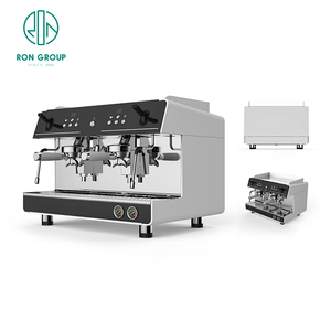 Cafetera Espresso Comercial de Acero Inoxidable con Control Manual Eléctrico para Oficina, Hotel y Catering - Product Image 2