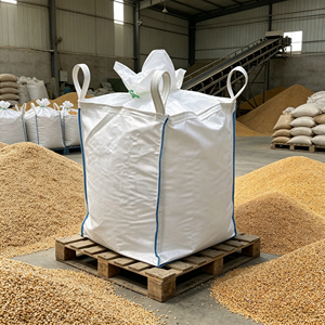 Bolsa Jumbo de Embalaje a Granel a <span class=keywords><strong>Precio</strong></span> Competitivo, MOQ Bajo, FIBC Personalizada con Boquilla de Llenado, Bolsa a Granel Cuadrada de 1 <span class=keywords><strong>Metro</strong></span> Cúbico - Product Image 2