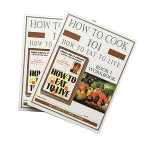 Custom High Quality Offset Publishing Books Paperback Cooking Book Printing