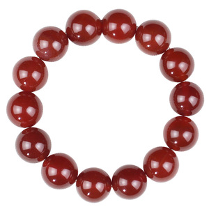 Red Agate <b>Bracelet</b> 16mm Unisex Couple Gift Jewelry Hangzhou Origin - Product Image 4
