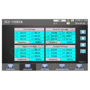 3-giai đoạn 220V 60kva Trung Quốc thực hiện, điện tần số trực tuyến UPS cung cấp điện với biến áp cách ly và pin - Product Image 3