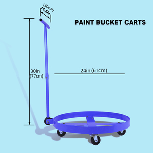 Venta caliente del mercado de América productos <span class=keywords><strong>Dolly</strong></span> tambor 61cm de diámetro Cubo y maceta <span class=keywords><strong>Dolly</strong></span> herramienta Carro - Product Image 3