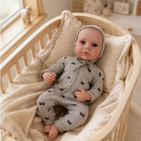 Poupée Reborn Fille de 20 Pouces, Poupée Nouveau-né Réaliste, Peau 3D Peinte à la Main, Corps Souple et Compressible, Poupée de Jeu pour Enfants