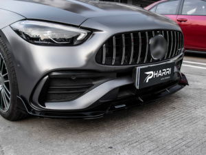 Kit carrosserie Perfect Fit W206 C43 <span class=keywords><strong>AMG</strong></span> pour <span class=keywords><strong>Mercedes</strong></span> Benz <span class=keywords><strong>Classe</strong></span> C 2022-2024, matériau PP, pare-chocs avant, pare-chocs arrière, jupes latérales, calandre - Product Image 5