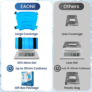 Wiederverwendbare Eisbeutel für Verletzungen, Kalt-Warm-Therapie, Schmerzlinderung, Auslaufsicher, Wasserdicht, Langlebige Kühltasche - Product Image 6