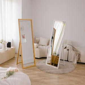 Meilleures ventes de meubles de luxe de style moderne Miroirs de sol Panneau de particules de grande taille sur toute la longueur Fabriqué à Taiwan Chine - Product Image 1