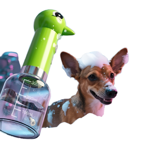 Electric Plastic Silicone Pet Shampoo Foam Maker Machine Rechargeable Cute Mushroom Bubble <strong>Blaster</strong> for <strong>Dogs</strong> Cats Fast Lather - Product Image 1