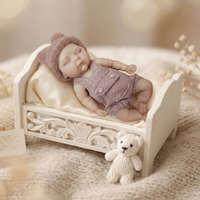 Mini poupée souple en silicone de 6 pouces, taille paume, anatomiquement correcte, pour fille, étanche, lavable, ensemble de collection et de cadeaux