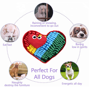 Tapis olfactif interactif pour chiens et chats, tapis de puzzle pour l'entraînement olfactif, tapis d'alimentation lente pour animaux domestiques, tapis de recherche de nourriture et de renifflement - Product Image 3