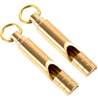Classical Brass Mini Gift Whistle for Survival
