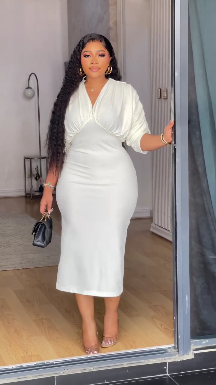 Clothing Manufacturers Woman Outfit Elegant Casual Plus Size Women's Long  Dresses Formal Simple Office Lady Style| Alibaba.com