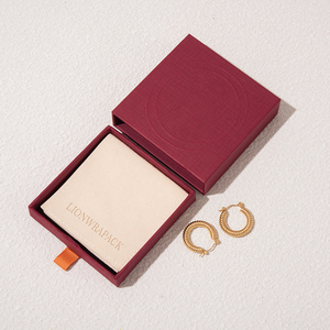 Boîte à bijoux exquise Lionwrapack OEM, emballage personnalisé pour bijoux, boîte et sac en carton pour bijoux - Product Image 6