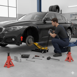 Cric hydraulique pour voiture 3 tonnes, profil bas, construction en fer, garantie 1 an, vente flash - Product Image 3