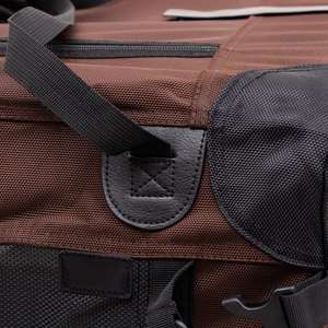 Jaula de Transporte para Mascotas de Alta Calidad, Resistente, con Laterales Suaves, Malla Transpirable, Aprobada por Aerolíneas, con Tazón Plegable para Perros y Gatos - Product Image 3