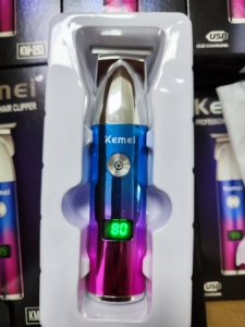 Recortadora de Pelo Inalámbrica Kemei KM-251, Cortadora de <span class=keywords><strong>Barba</strong></span> Profesional, Recargable, Máquina Eléctrica <span class=keywords><strong>para</strong></span> Cara <span class=keywords><strong>y</strong></span> <span class=keywords><strong>Bigote</strong></span>, Cabezales <span class=keywords><strong>para</strong></span> Corte de Pelo - Product Image 2