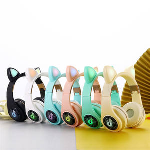 Audífonos Inalámbricos con Bluetooth, el Mejor Regalo, Audífonos para Niñas, Lindos, con Logotipo Personalizable, para Música, Juegos, Deportes - Product Image 2