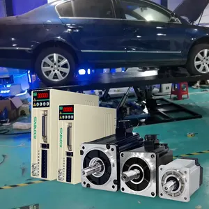 Motor Servo AC 220V mode denyut nadi dan kit Driver servo dengan garis encoder bawaan 1kW 1000w 3000rpm