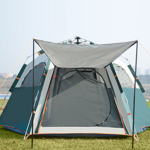 Einfach Aufzubauendes Zelt Outdoor Tragbares Faltbares Automatisches Regenfestes Sechseckiges Verdicktes Campingzelt - Product Image 3